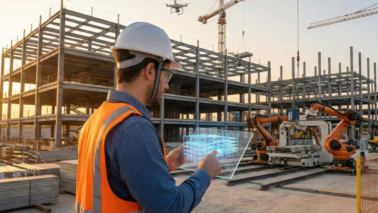 Descubra como tecnologia e inovação transformam a construção civil, promovendo obras sustentáveis e eficientes com a Galvani Engenharia.