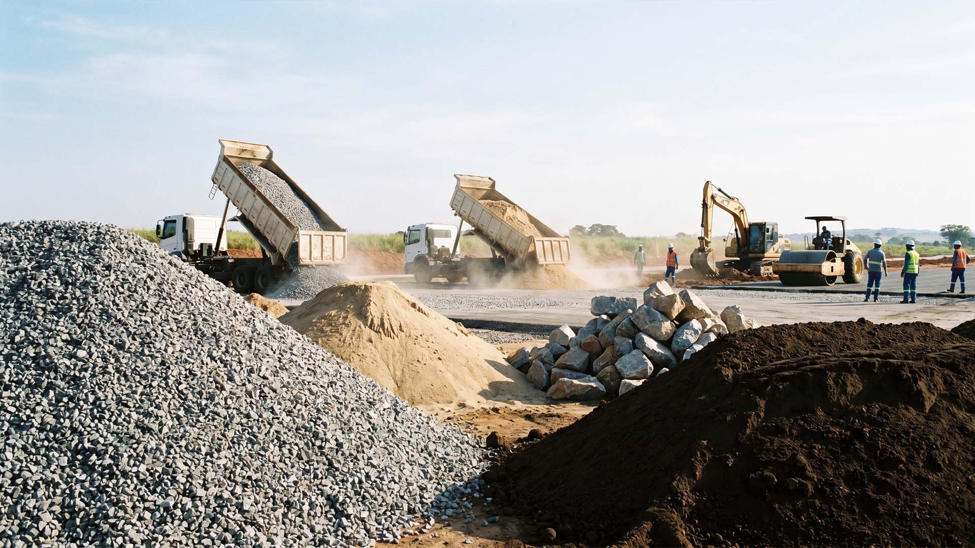Veja como a relação entre infraestrutura e mineração fornece os materiais essenciais para as grandes obras e o agronegócio no país.